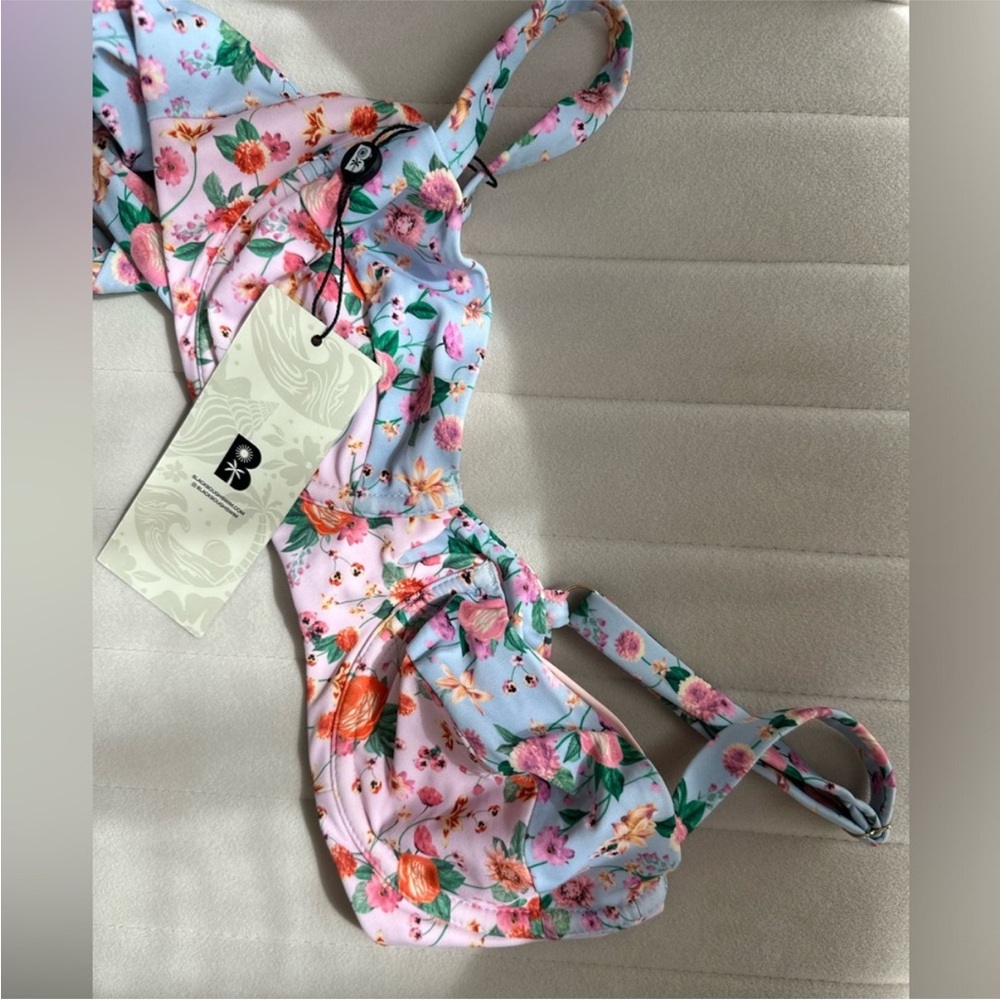 Blackbough Floral Bikini - Pink and Blue